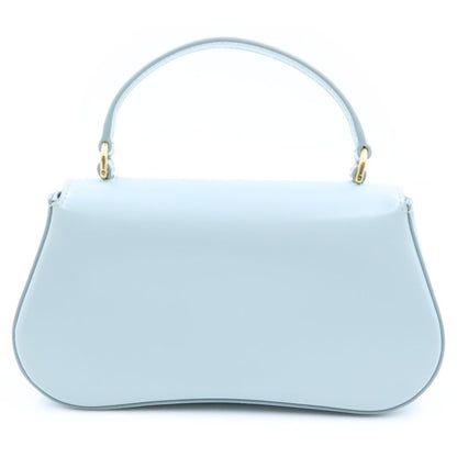 Celine Teen Laura 2-Way Shoulder Bag Light Blue Leather — view 2