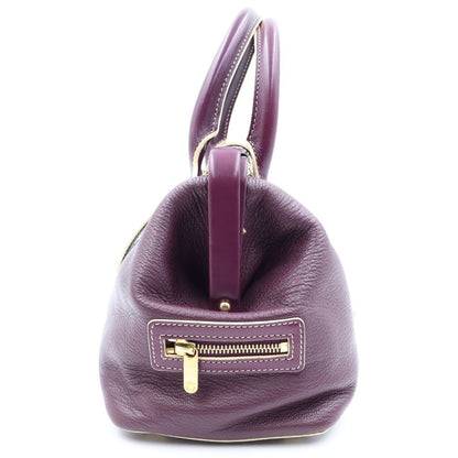 Louis Vuitton Suhali L'ingenieux PM Prunne Boston Bag Purple Leather Gold — view 3