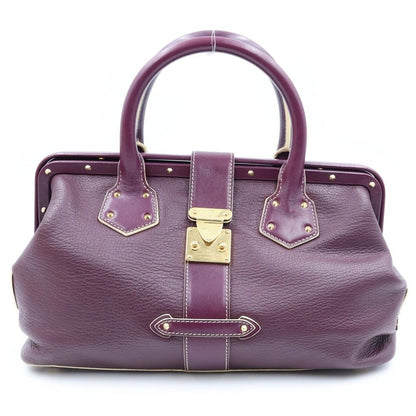 Louis Vuitton Suhali L'ingenieux PM Prunne Boston Bag Purple Leather Gold