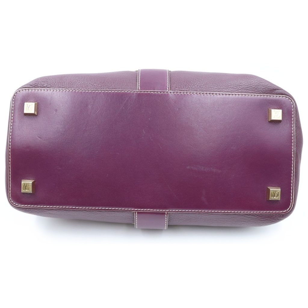 Louis Vuitton Suhali L'ingenieux PM Prunne Boston Bag Purple Leather Gold — view 4