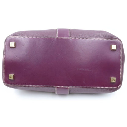 Louis Vuitton Suhali L'ingenieux PM Prunne Boston Bag Purple Leather Gold — view 4
