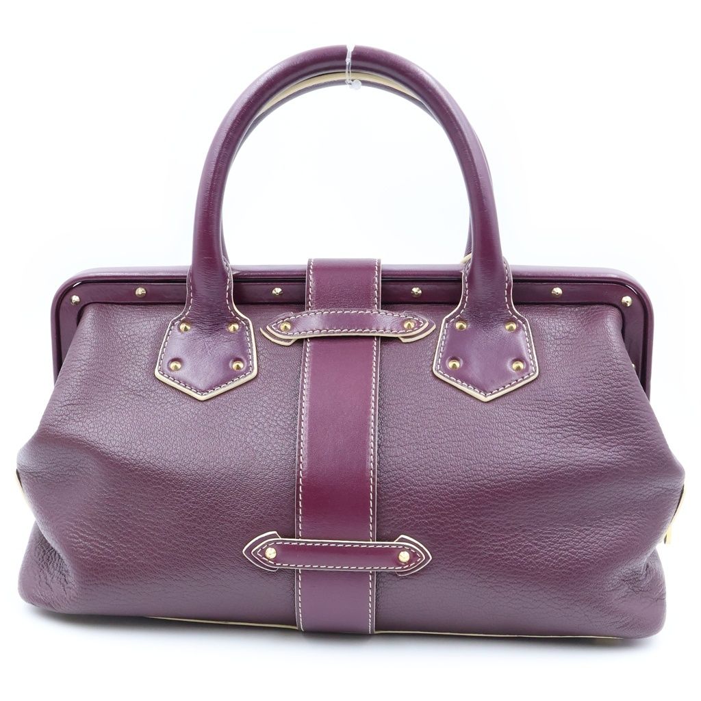 Louis Vuitton Suhali L'ingenieux PM Prunne Boston Bag Purple Leather Gold — view 2