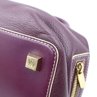 Louis Vuitton Suhali L'ingenieux PM Prunne Boston Bag Purple Leather Gold — view 5