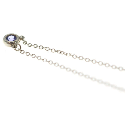 Tiffany & Co by the Yard Sapphire Pendant Chain Silver Purple — view 5
