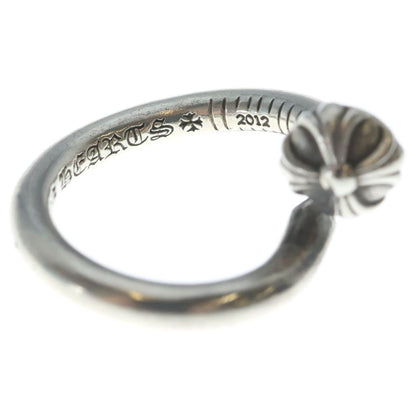 Chrome Hearts Nail Crsball Cross Ball Ring Silver — view 6