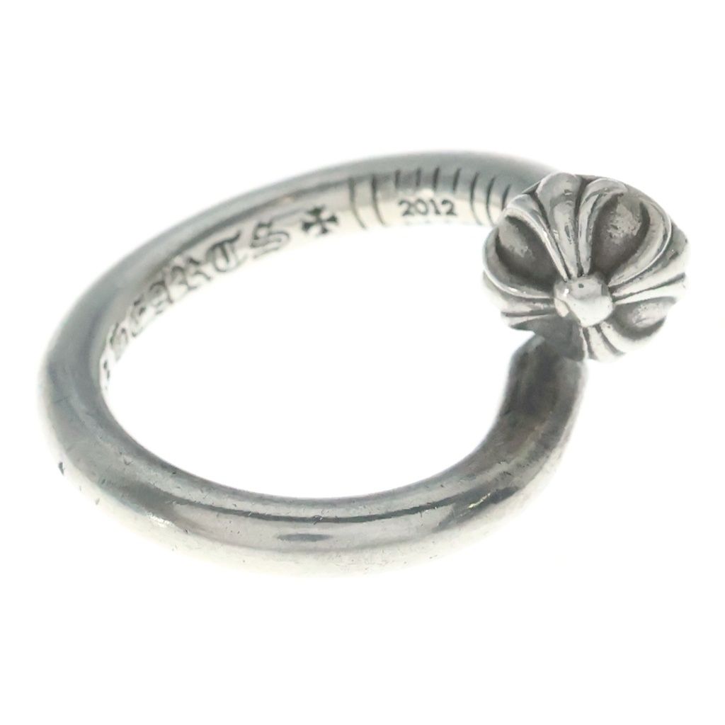 Chrome Hearts Nail Crsball Cross Ball Ring Silver — view 3