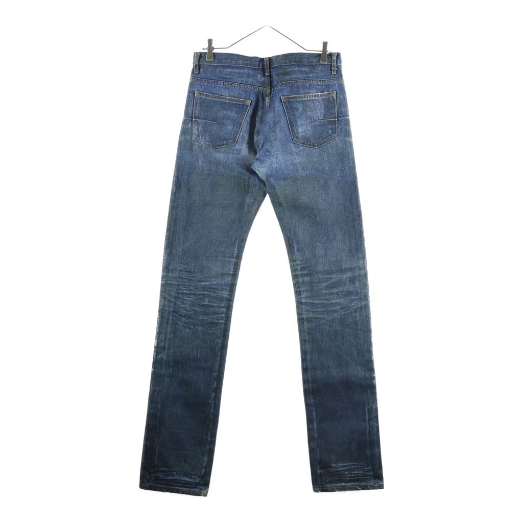 Dior Homme Luster Coating Claw Denim Pants Indigo — view 2