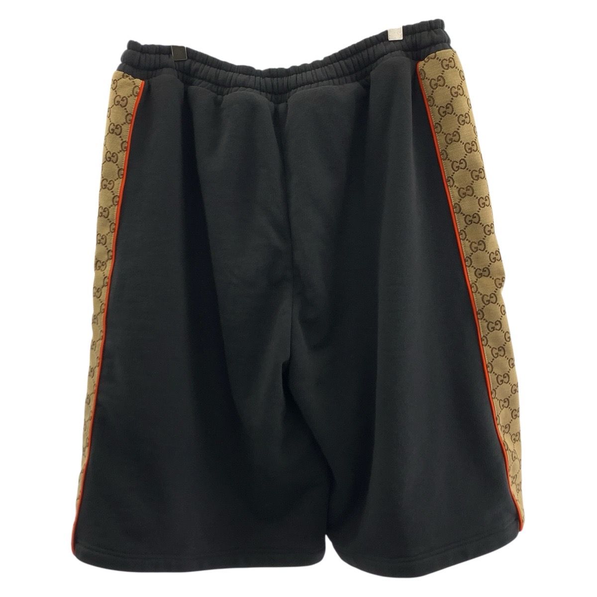 Gucci GG Insert Black Dark Gray Cotton Shorts L — view 2