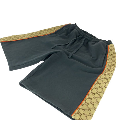Gucci GG Insert Black Dark Gray Cotton Shorts L — view 7
