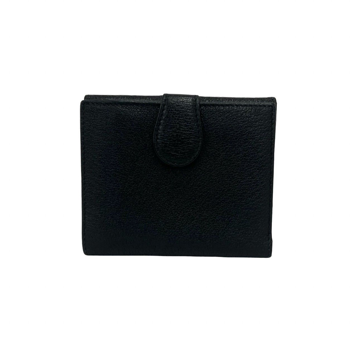 Gucci Vintage Horsebit Leather Suede Bifold Wallet Black — view 2