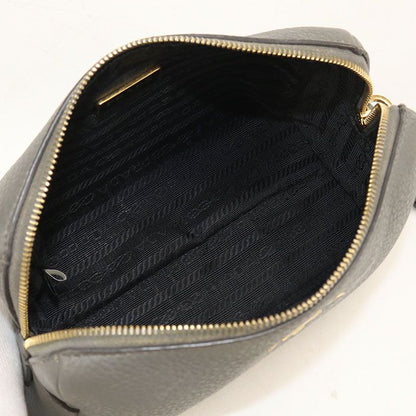 Prada Pouch Calfskin Gray — view 3