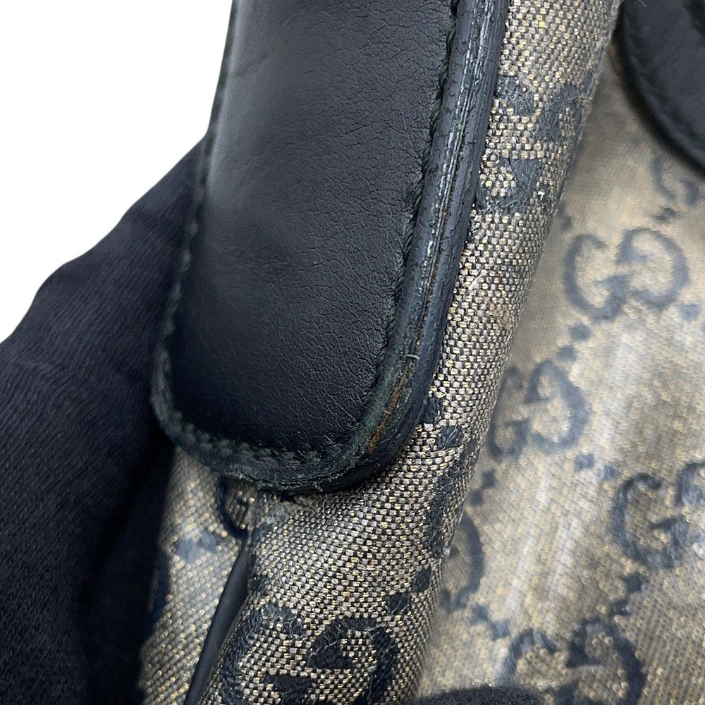 Gucci Shoulder Bag GG Crystal Leather Black — view 7