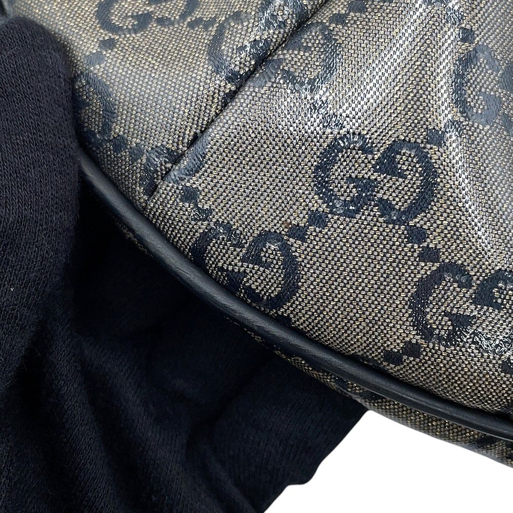 Gucci Shoulder Bag GG Crystal Leather Black — view 6