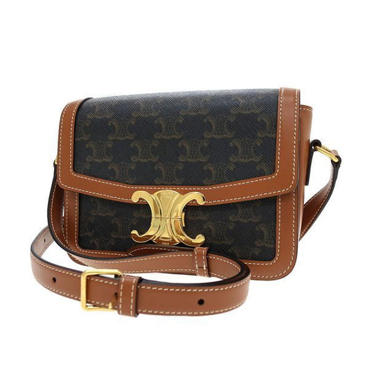 Celine Teen Triomphe Bag Canvas &calfskin