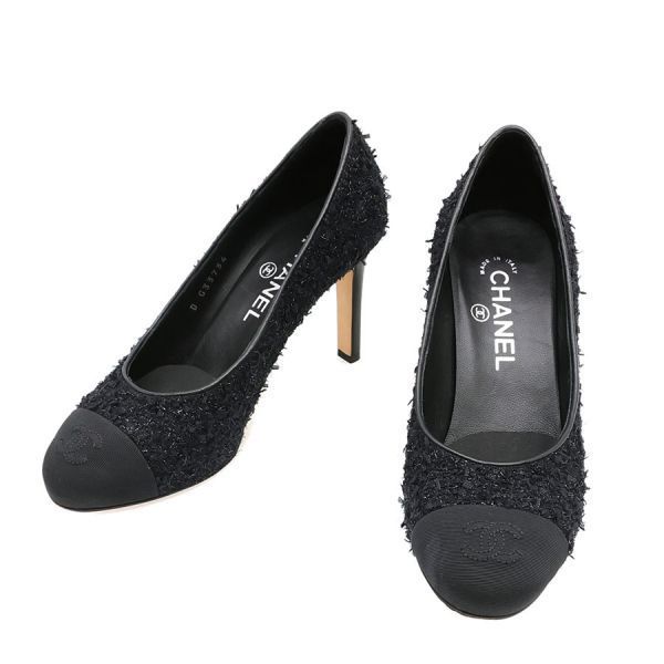 Chanel Pumps Heels Black