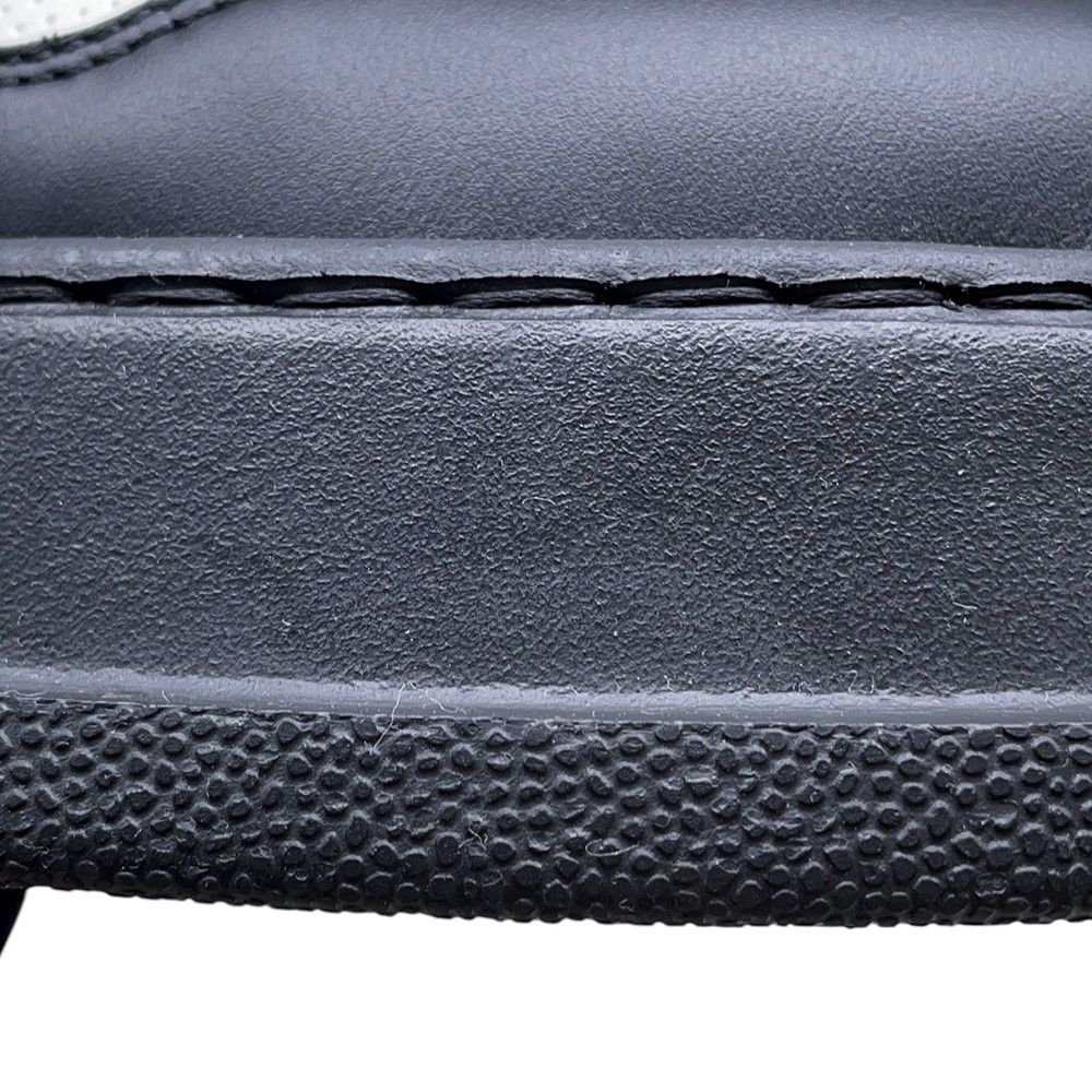 Gucci Sneakers GG Embossed Leather Shoes Black White 11.5 — view 5