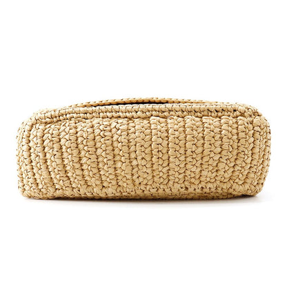 Saint Laurent Paris Chain Shoulder Bag Niki Raffia Leather — view 3