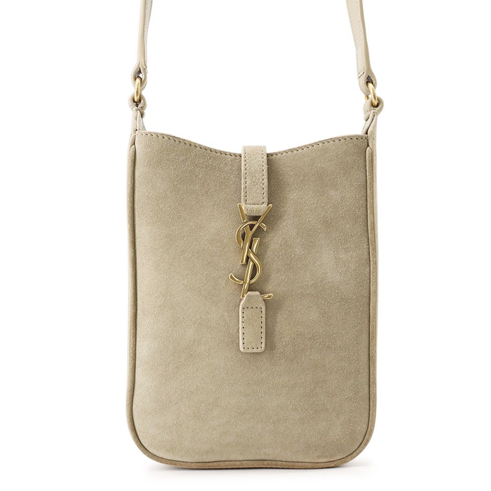 Saint Laurent Paris Shoulder Bag Le 5 A 7 Mini Vertical Suede