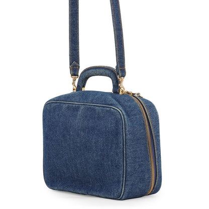 Chanel CC Logo Vanity Denim 2-Way Shoulder Bag — view 2