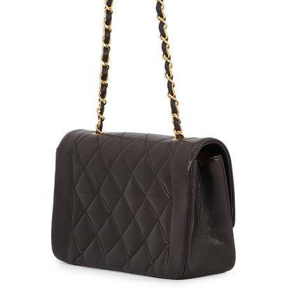 Chanel Chain Shoulder Bag Quilted CC Logo Diana — view 2