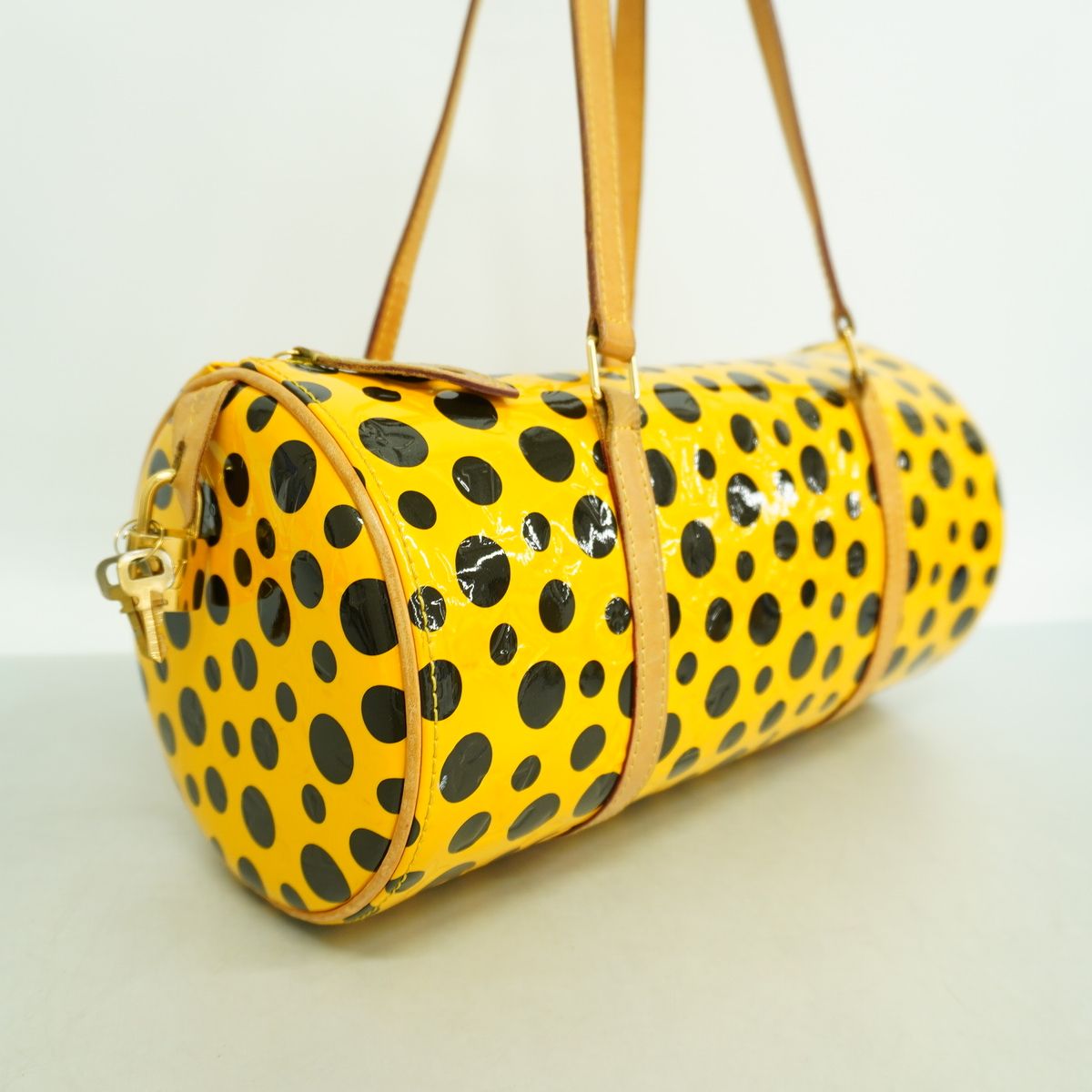 Louis Vuitton Shoulder Bag Vernis Dot Infinity Yayoi Kusama Papillon Jaune — view 2