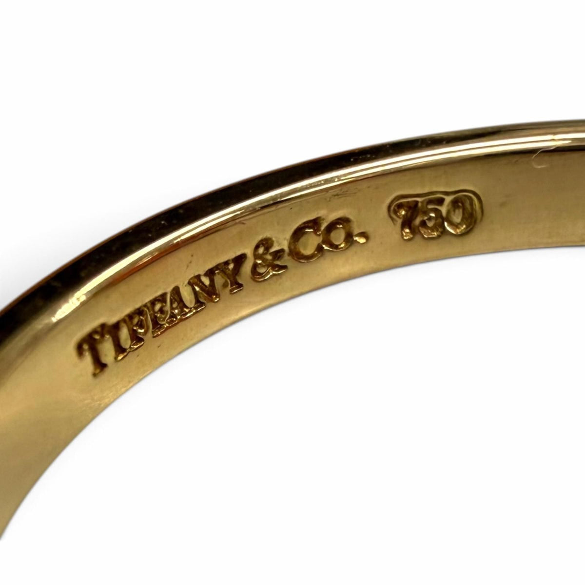Tiffany & Co 750 Chalcedony Sugar Stack Ring Yellow Gold JP — view 5