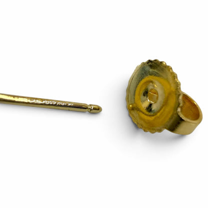 Tiffany & Co Diamond 1837 Circle Earrings Yellow Gold — view 5