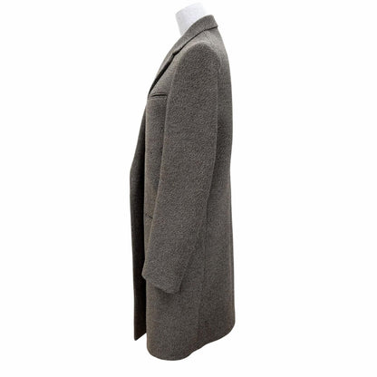 Celine Wool Cashmere Phoebe Philo Era Long Crombie Coat Brown 38 — view 3