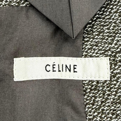 Celine Wool Cashmere Phoebe Philo Era Long Crombie Coat Brown 38 — view 7