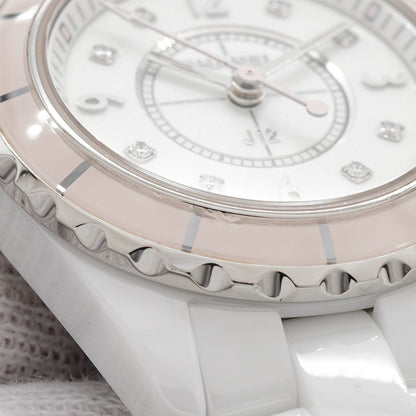 Chanel Diamond White Dial Watch — view 7