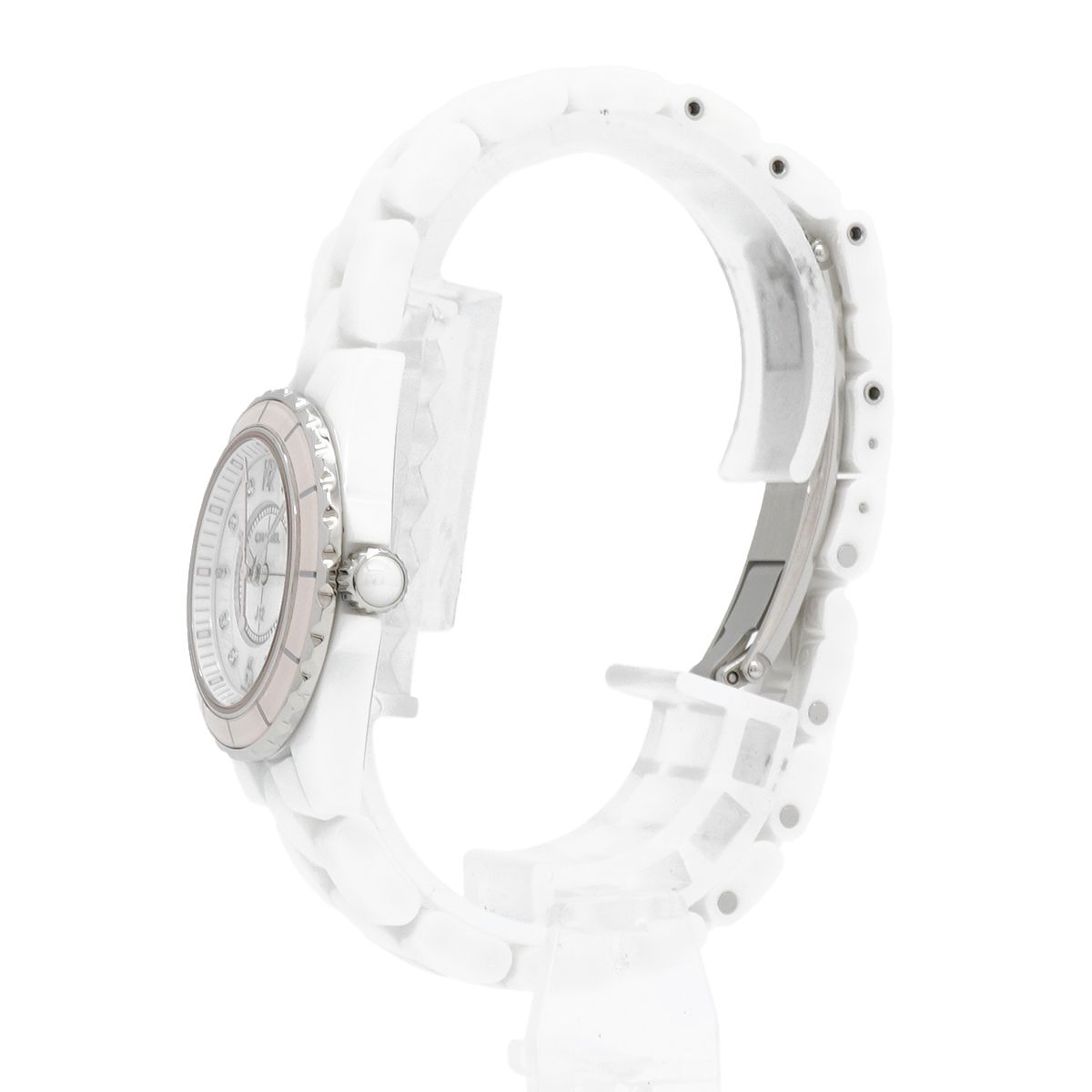 Chanel Diamond White Dial Watch — view 2