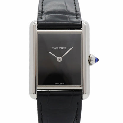 Cartier Tank Must LM Black Dial Watch