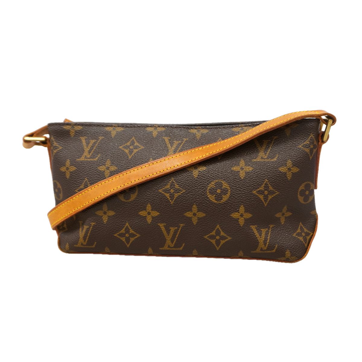 Louis Vuitton Shoulder Bag Monogram Trotteur Brown