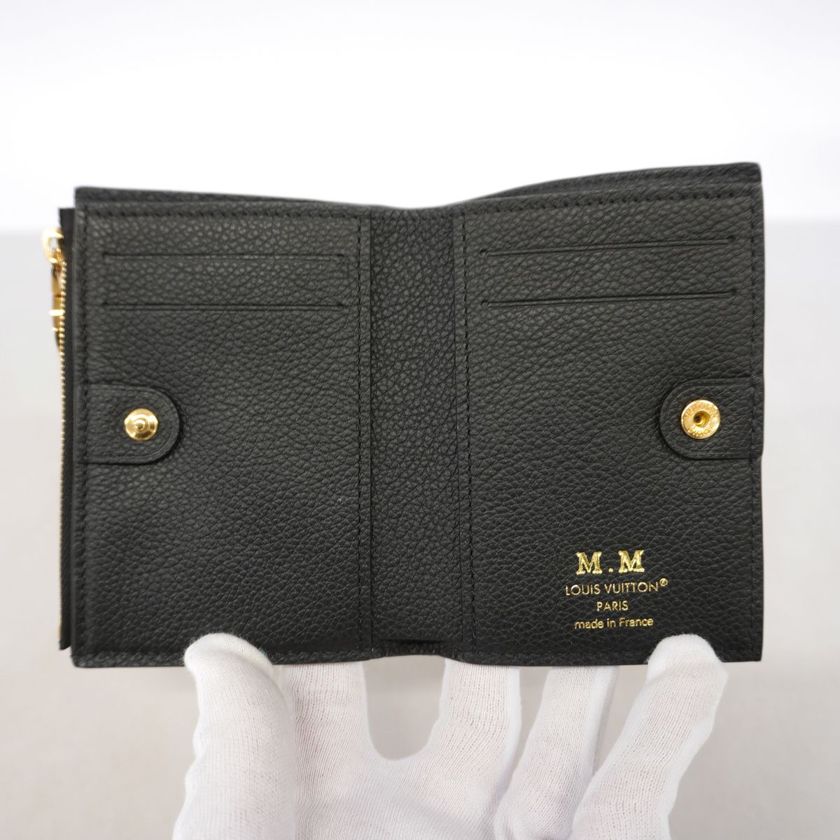 Louis Vuitton Wallet Monogram Empreinte Portefeuille Lisa Noir — view 4