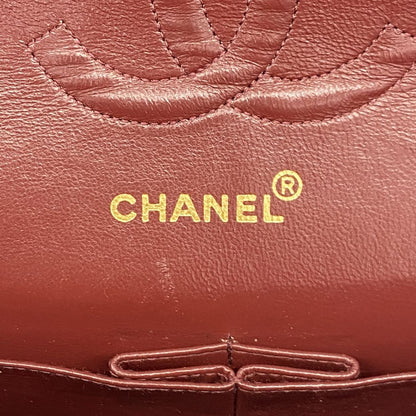 Chanel Shoulder Bag Quilted Lambskin Black Gold — view 5