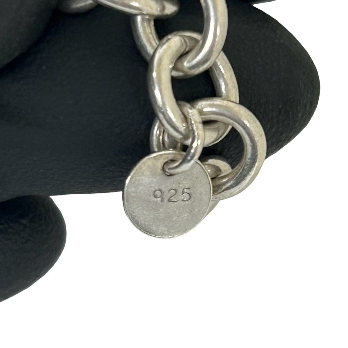 Tiffany & Co Vintage Cadena Rock Bracelet 1837 925 Sterling Silver — view 4