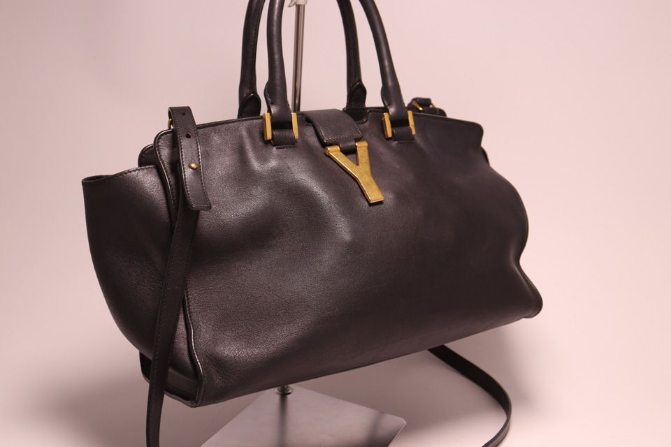Saint Laurent Petit Cabas Leather 2-Way Handbag — view 4