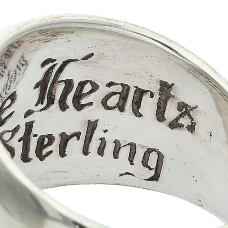 Chrome Heart in Band P Dmnd Pave Diamond Silver Ring — view 4