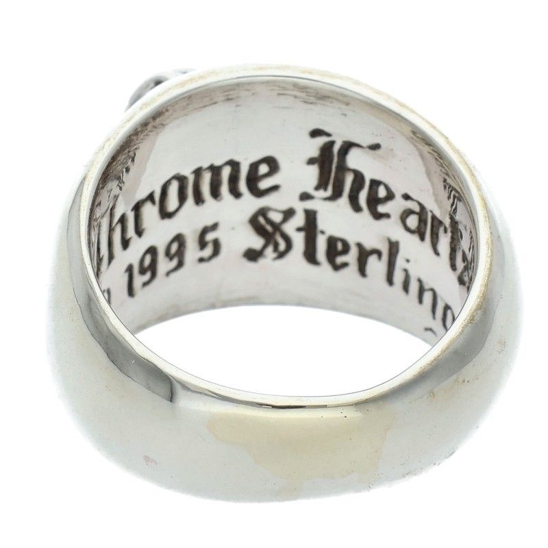 Chrome Heart in Band P Dmnd Pave Diamond Silver Ring — view 2