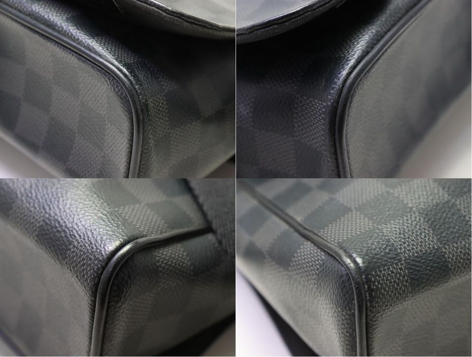 Louis Vuitton District PM Damier Graphite Shoulder Bag — view 5