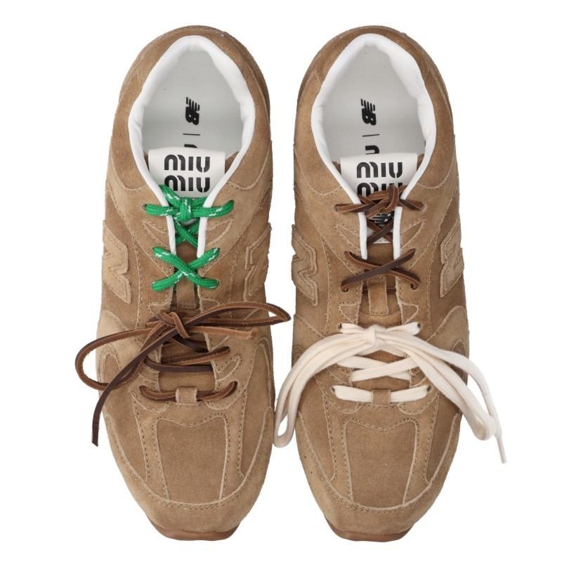 Miu Miu New Balance Low-Top Sneakers — view 4