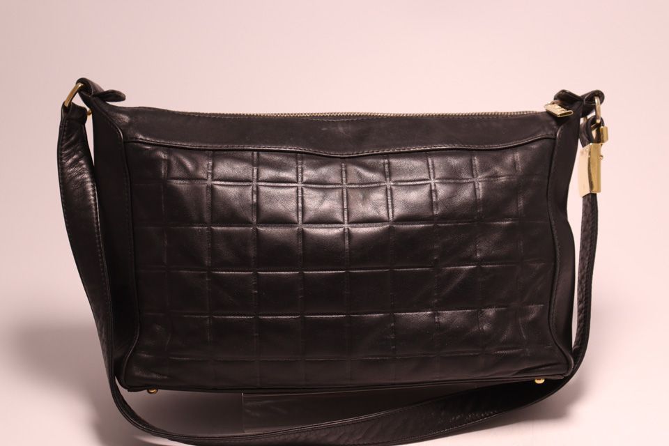 Chanel Choco Bar Lambskin Shoulder Bag — view 2