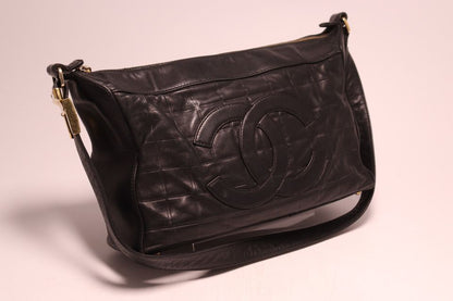 Chanel Choco Bar Lambskin Shoulder Bag — view 4