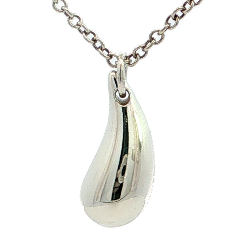 Tiffany & Co Teardrop Pendant Silver