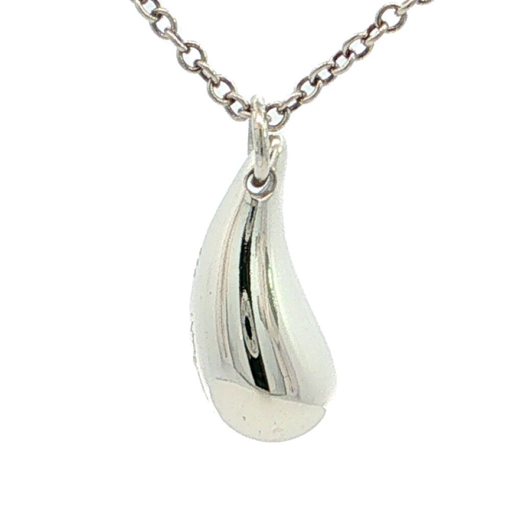Tiffany & Co Teardrop Pendant Silver — view 2