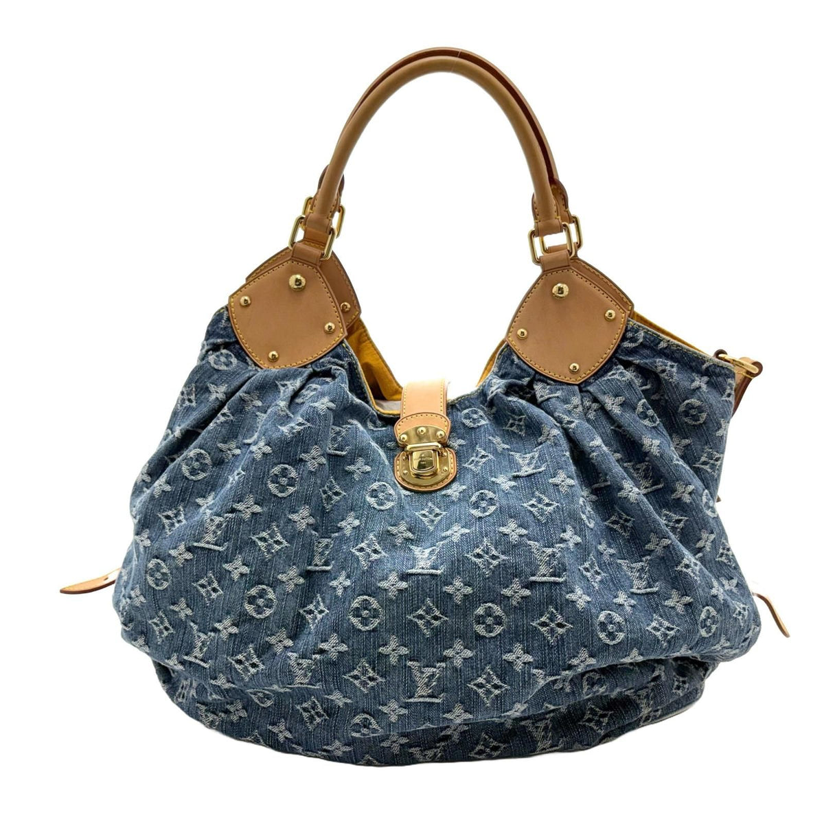 Louis Vuitton XL Monogram Denim Blue Handbag
