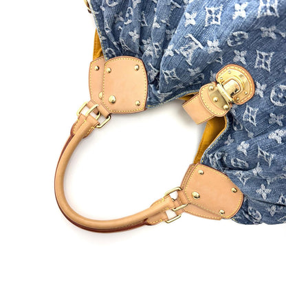 Louis Vuitton XL Monogram Denim Blue Handbag — view 4