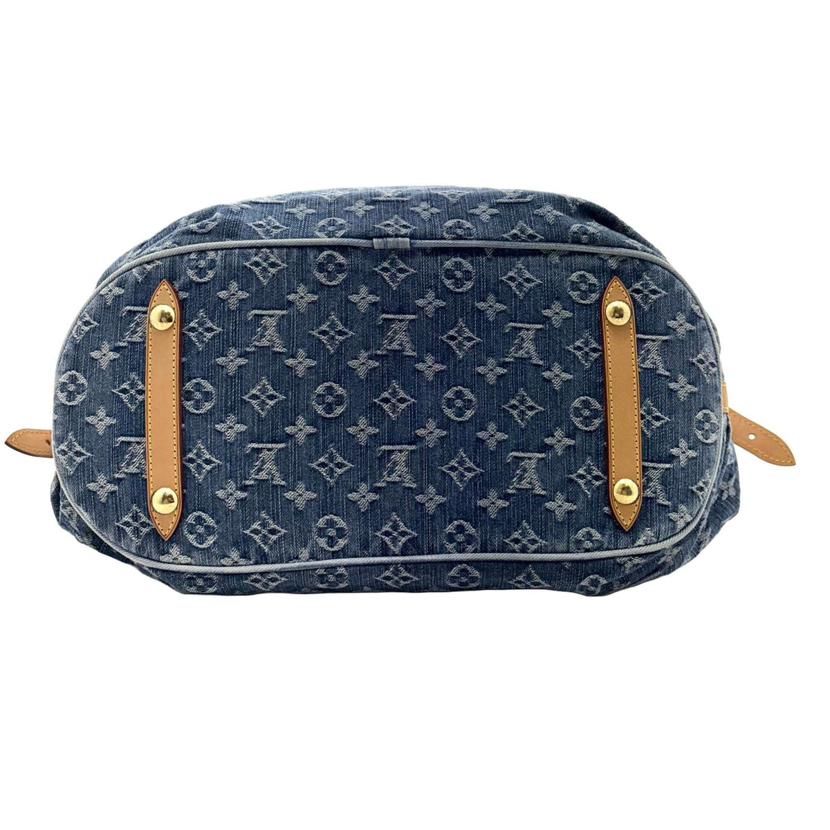 Louis Vuitton XL Monogram Denim Blue Handbag — view 3