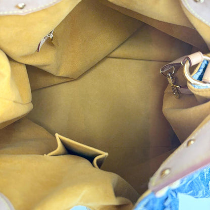 Louis Vuitton XL Monogram Denim Blue Handbag — view 6