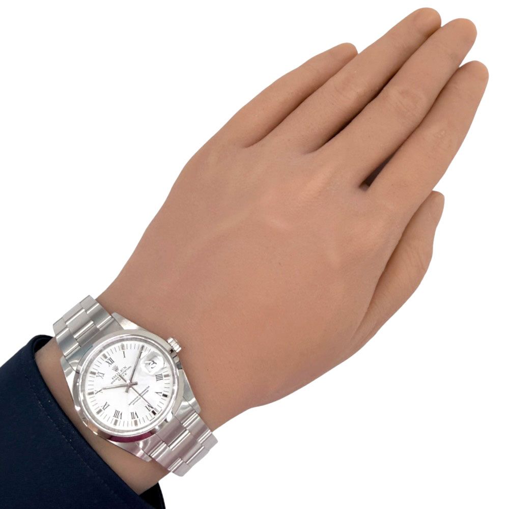 Rolex Date Oyster Perpetual Watch Stainless Steel Automatic — view 2
